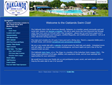 Tablet Screenshot of oaklandspool.com